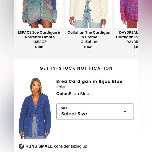 Joie Brea Cardigan in Russet Brown (looks maroon to me) Size L (NWT) - Picture 8 of 12